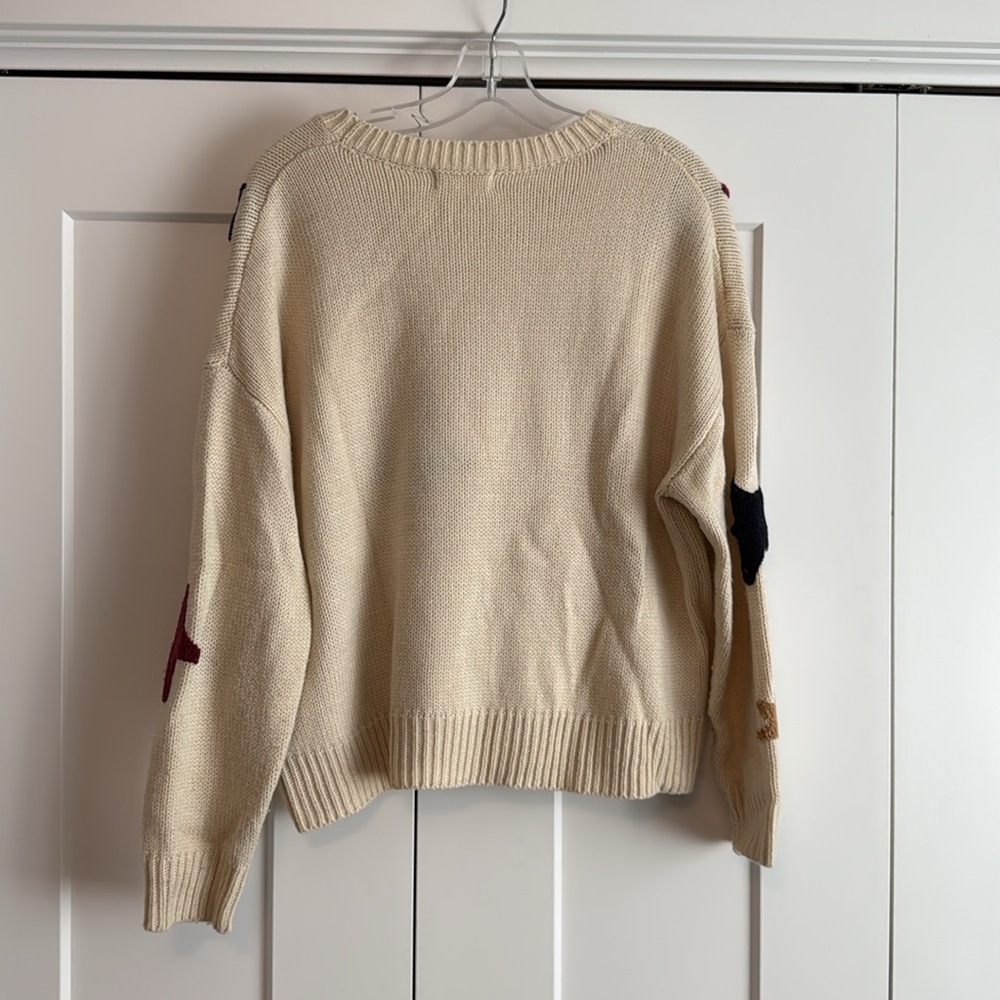 Altar’d State Cropped Star Sweater - Picture 4 of 6